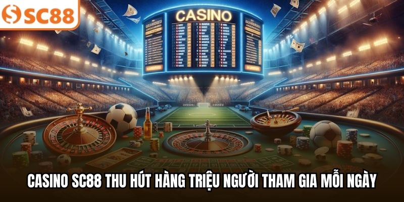 Casino SC88 thu hút hàng triệu người tham gia mỗi ngày